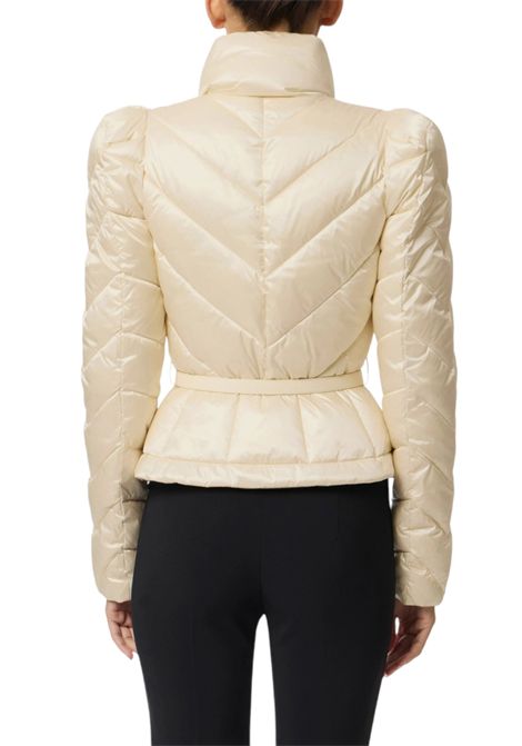 Piumino in tessuto vela con baschina ELISABETTA FRANCHI | Giubbini | PI89Z56E2DZ9